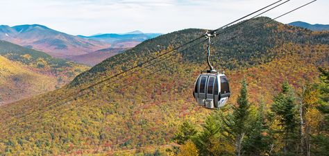 NH's longest scenic gondola skyride takes you to the summit of Loon Mountain for stunning views of the NH White Mountains. New Hampshire Fall, Loon Mountain, Family Ski Vacation, Beautiful Nature Photos, White Mountain National Forest, New Hampshire Wedding, Creepy Places, Fall Colours, Ski Vacation