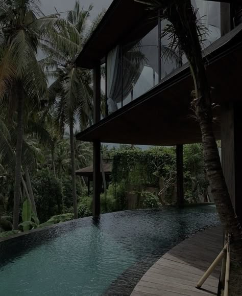 Dark Green Beach Aesthetic, Houses In Hawaii Aesthetic, Rainy Hawaii Aesthetic, Forest Pool Aesthetic, Island Aesthetic Tropical Dark, Dubai Nightlife, Retail Store Interior Design, Green Beach, Retail Store Interior