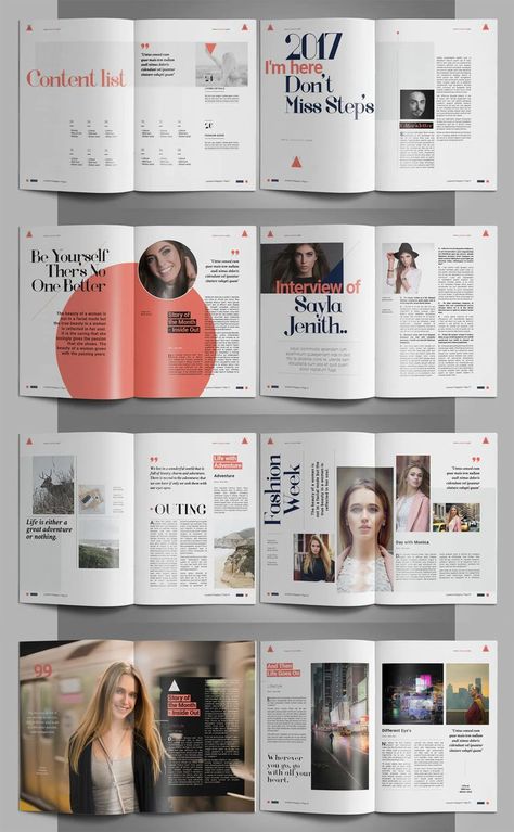 Magazine Reference Layout Design, Magazine Design Layouts Adobe Indesign, Magazine Inner Page Design, Clean Magazine Layout, Magazine Layout Interview, 60s Playlist, School Magazine Ideas, Layout Editoriale, Digital Magazine Layout