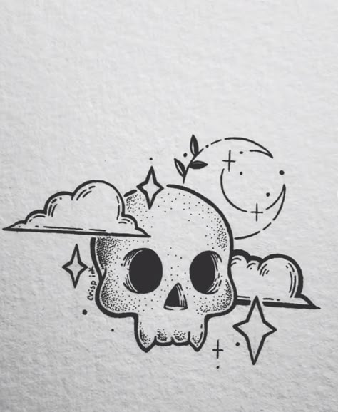 Sketchbook Tattoo Ideas, Popular Drawings Ideas, Simple Spooky Doodles, Mini Drawings Halloween, Small Witchy Tattoos Simple, Cute Spooky Doodles, Spooky Things To Draw, Flash Halloween Tattoo, East Tattoo Ideas