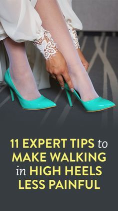 Easy Heels To Walk In, How To Walk In Heels For Beginners Video, Comfortable High Heels Shoes, Office Apparel, Shoe Hacks, Walking In High Heels, How To Wear Heels, High Heels Outfit, Walking In Heels