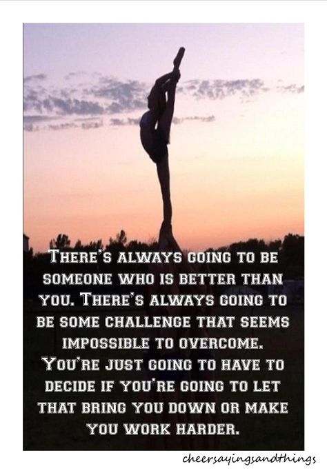 Cheerleading Quotes Tumblr | Cheer Sayings & Things Inspirational Gymnastics Quotes, Cheerleading Quotes, Gymnastics Quotes, Cheer Quotes, Dance Quotes, Sport Quotes, Sports Quotes, Visual Statements, Cute Quotes