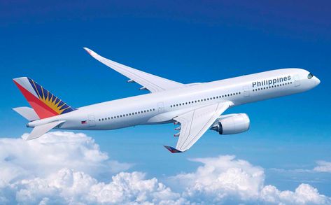 Philippine Airlines made history with its first ultra-long polar flight from Toronto, Canada nonstop to Manila.  The Boeing 777-300ER, with registry number RP-C7779, flew 13,300 kilometers and traveled over Canada, Greenland, the Arctic Circle, Russia, Mongolia and parts of China. The carrier used to operate flights between the two points with a stopover in Vancouver, a longer routing that resulted in a combined flying and ground time of 21 hours. This new route cuts traveling time by 4.5 hours. Philippines Airlines, Philippine Airlines, Gulfstream G650, Cebu Pacific, Airplane Flying, Baby Boy Scrapbook, Malaysia Airlines, New Aircraft, Aviation Industry