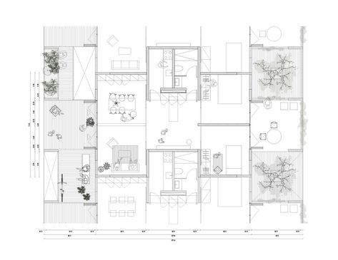 Co Housing Plan, Co Housing Floor Plan, Community Housing Plans, Housing Concept Diagram, Social Housing Architecture Plan, Section 8 Housing, Collective Housing Plan, Felix Candela, Landscape Architecture Plan