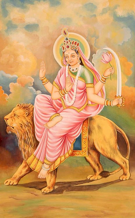 durga_katyayani Navratri Puja, Hindu Worship, Goddess Sculpture, Durga Images, Navratri Images, Goddess Durga, Lord Shiva Family, Divine Nature, Lord Vishnu Wallpapers