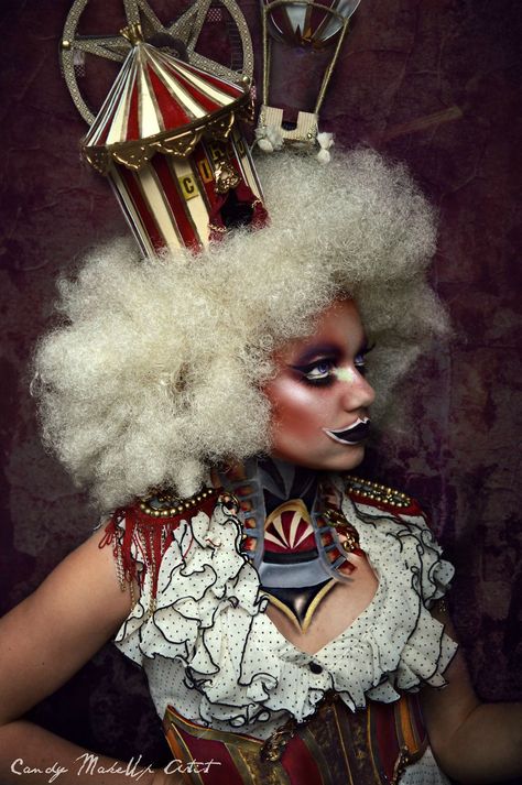 Joyce Spakman, Dark Characters, Steampunk Circus, Circus Fashion, Circus Makeup, Creepy Circus, Let Me Introduce Myself, Circus Outfits, Circus Aesthetic