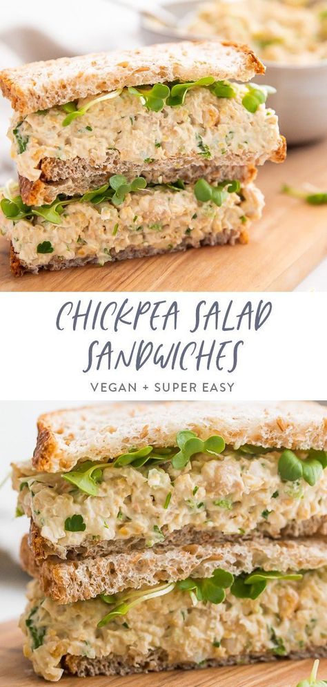 Costco Chicken Salad, Chickpea Sandwich, Chickpea Tuna Salad, Costco Chicken, Chickpea Tuna, Sandwich Salad, Chickpea Salad Sandwich, Vegetarian Indian, Healthy Sandwiches