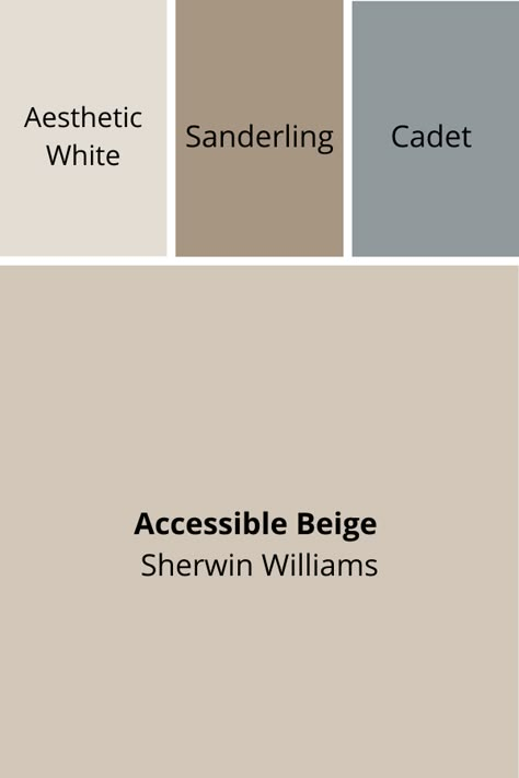 Beige Color House Exterior, What Colors Go With Beige, Beige Colored Walls, Beige Color Wall, Cream And Tan Exterior House, Beige Exterior Paint Colors For House, Taupe Complimentary Colors, Beige Interior Paint Colors, Accent Wall With Beige Walls