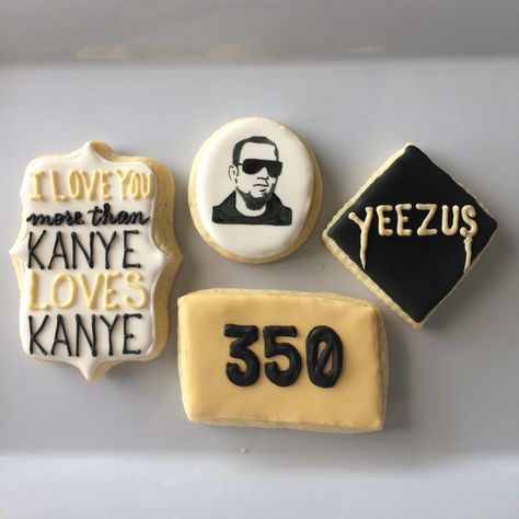 Kanye West Birthday, Graduation Cookies, Phone Design, Grad Party, Grad Parties, Birthday Bash, Kanye West, Sugar Cookie, Cake