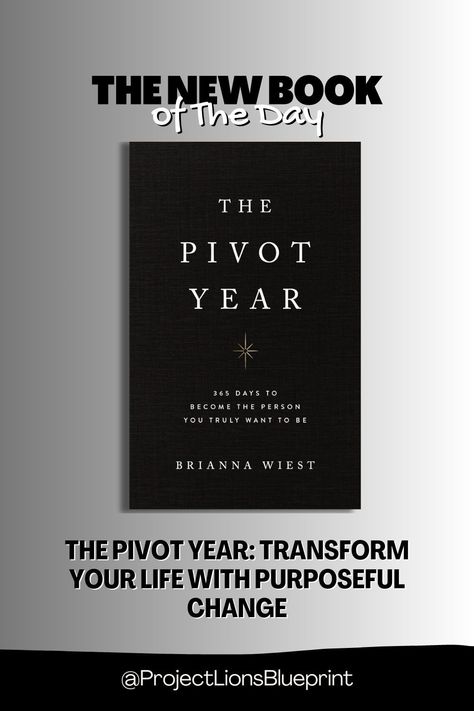 Delve into "The Pivot Year" and uncover the secrets to turning periods of uncertainty into opportunities for growth. This book offers a compelling approach to reshaping your future with intention and purpose. Discover how purposeful change can lead to the life you've always dreamed of. Brianna Wiest, Self Love Books, Books For Self Improvement, Self Help Books, Transform Your Life, Best Self, Love Book, Self Improvement, Self Help