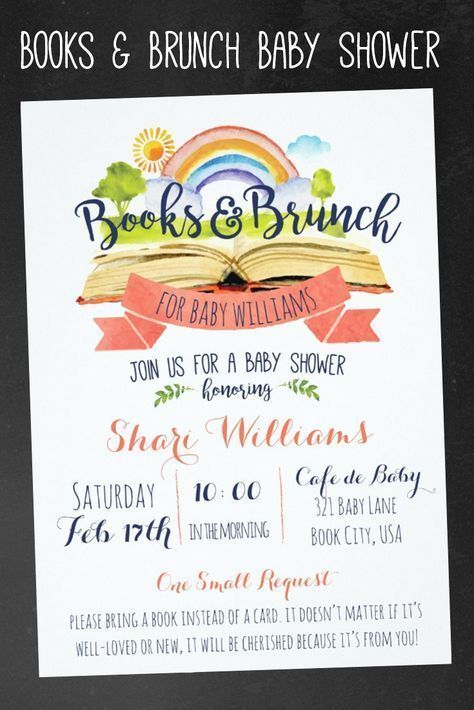 Baby Shower Brunch Invitations, Book Baby Shower Invitation, Book Shower, Storybook Theme, Storybook Baby Shower, Ideas Baby Shower, Baby Shower Brunch, Baby Shower Invitaciones, Brunch Invitations