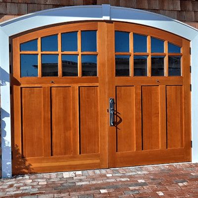 Carriage style garage doors