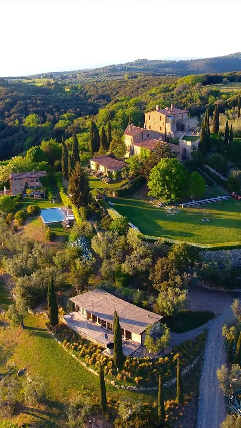 Tyrrhenian Sea, Hotels In Tuscany, Vineyard House, Furniture Photography, Tuscany Landscape, Tuscany Villa, Europe Italy, Italian Villa, Cypress Trees