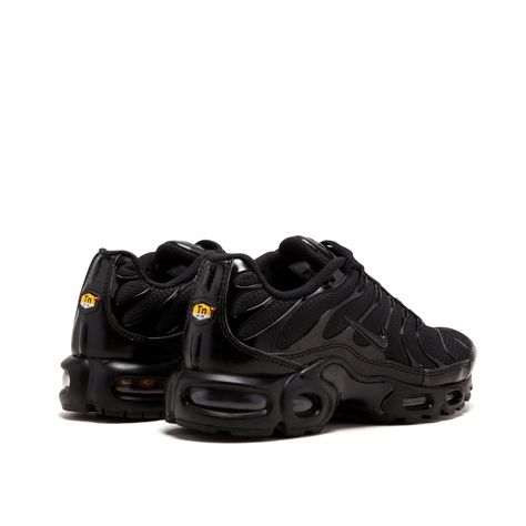 NIKE AIR MAX PLUS "Triple Black" AVAILABLE NOW SIZE 3 TO 9 Nike Shox, Nike Air Max Plus, Air Max Plus, Triple Black, Air Max, Nike Air Max, Nike Air, Back To School, Nike