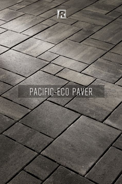 Designed specifically as a high-flow-rate eco-permeable paver. Pacific-Eco is ideal for commercial and heavy vehicular applications. Palletized for machine installation. Holland Pavers, Concrete Paver Patio, How To Install Pavers, Permeable Pavers, Paver Designs, Concrete Products, Concrete Pavers, Paver Patio, Pool Decks