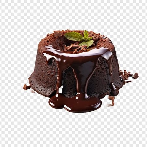 Delicious chocolate lava cake isolated o... | Premium Psd #Freepik #psd #close #black #white #ice Choco Lava Cake, Choco Lava, Molten Cake, Chocolate Lava, Chocolate Lava Cake, Lava Cake, Cake Photography, Lava Cakes, Delicious Chocolate