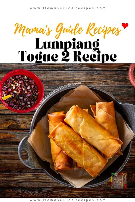 Lumpiang Togue 2 (Bean Sprout Spring Rolls) INGREDIENTS: INSTRUCTIONS: Homemade Lumpia Wrapper: INGREDIENTS: How to cook Lumpia Wrapper: YOU MAY ALSO TRY OUR: Lumpiang Gulay Recipe, Sawsawan Recipe, Mango Tapioca Recipe, Homemade Lumpia, Siopao Recipe, Lumpia Wrapper, Mango Chutney Recipe, Bean Sprout, Pinoy Recipes