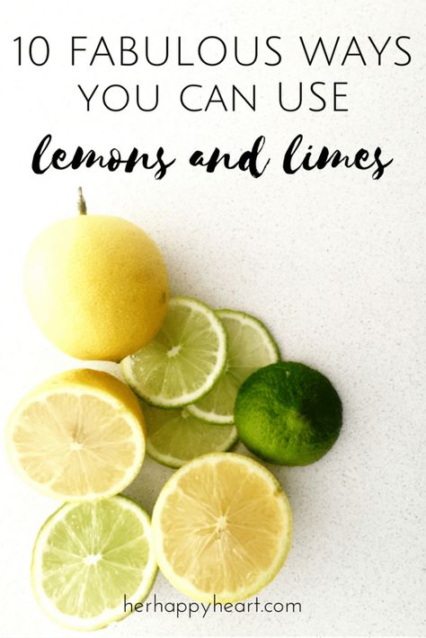 What To Do When You Have Too Many Lemons & Limes | Citrus coming out the wazoo? Here's our top 10 favourite ways of using lemon and lime - with recipes, health remedies, storage ideas and more! Lemon Lime Drink Recipes, Ways To Use Limes, Leftover Lemons What To Do With, Leftover Limes Recipes For, Lemon And Lime Recipes, Too Many Lemons, Things To Do With Limes, Things To Make With Limes, Uses For Limes