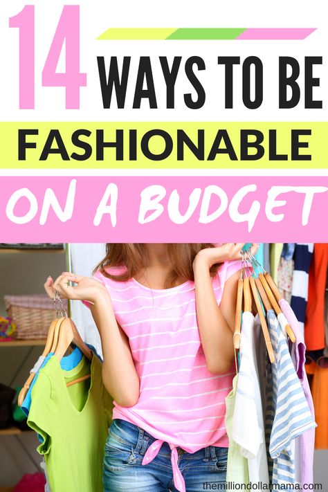 Want to learn how to save money on clothes while still looking fashionable? Click through to read these 14 budget fashionista tips and start saving money while looking good! Best Ways To Budget And Save Money, Ways To Save Money Frugal Living, How To Stop Shopping And Save Money, How To Stop Spending Money Tips, Tips To Save Money On Groceries, Total Money Makeover, Household Expenses, How To Look Expensive, Money Makeover