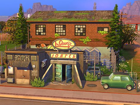 Ts4 Nightclub, Sims 4 Club Ideas, Sims 4 Shop Build, Sims 4 Gallery Lots, Sims 4 Nightclub, Sims 4 Loft, Ts4 Builds, Sims Lots, Cas Background