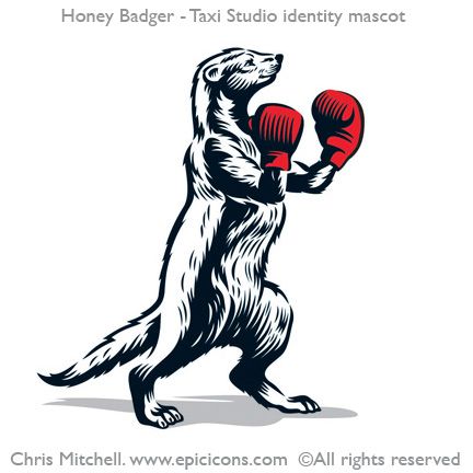 Honey Badger Tattoo Design, Honeybadger Tattoos, Honey Badger Humor, Honey Badger Drawing, Honey Badger Art, Honey Badger Tattoo, Badger Tattoo, Badgers Logo, Tattoo Themes