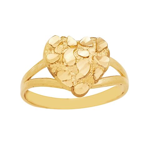 Gold Nugget Jewelry, Gold Nugget Ring, Xoxo Jewelry, James Avery Rings, Gold Heart Ring, Ring Heart, Jewelry Tattoo, Jewelry Accessories Ideas, Gold Nugget