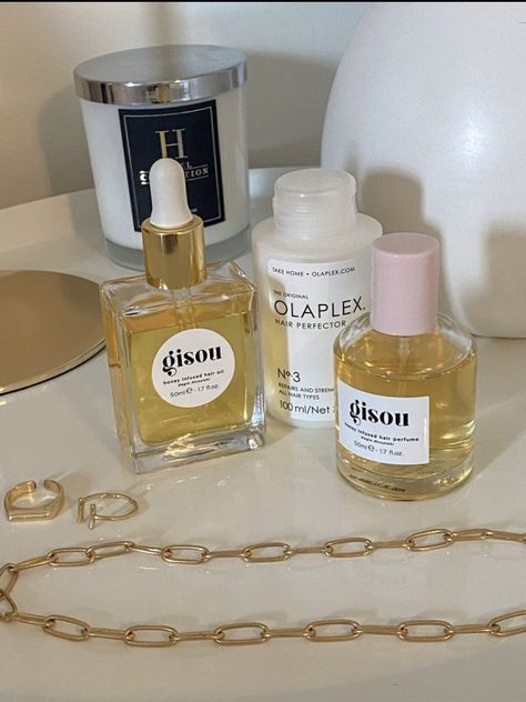 Gisou Hair Oil, Honey Infused Hair Oil, Infused Hair Oil, Gisou Hair, Olaplex Products, Olaplex No 3, Long Healthy Hair, Hair Care Oil, Facial Skin Care Routine