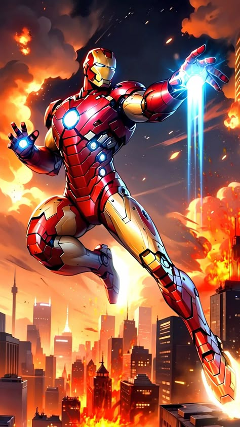 Marvel Movie Characters, Iron Man Cartoon, Iron Man Drawing, Iron Man Fan Art, Iron Man Tattoo, Iron Man Poster, Marvel Paintings, Superman Wallpaper, Batman Drawing