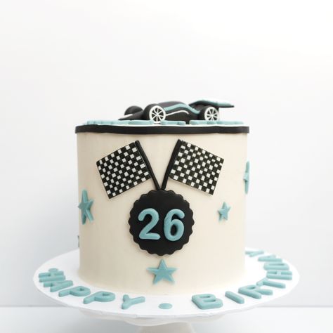 F1 Cake, Race Track Cake, Classy Cake, 24th Birthday Cake, Race Birthday, Cars Theme Cake, Race Car Cakes, Cars Birthday Cake, Mercedes Amg Petronas