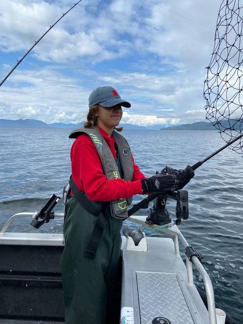 Fishing In Alaska, Alaska Salmon Fishing, Fishing Outfit, Alaska Salmon, Alaska Fishing, Salmon Fishing, Fishing Women, Fishing Outfits, 2024 Vision