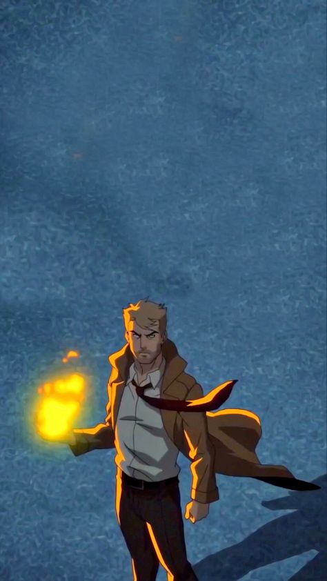 John Constantine Wallpaper Dc Comics, Dcamu Wallpaper, John Constantine Wallpaper, Hellblazer Comic, Phil Bourassa, Constantine Hellblazer, King Shark, Batman Film, Justice League Dark