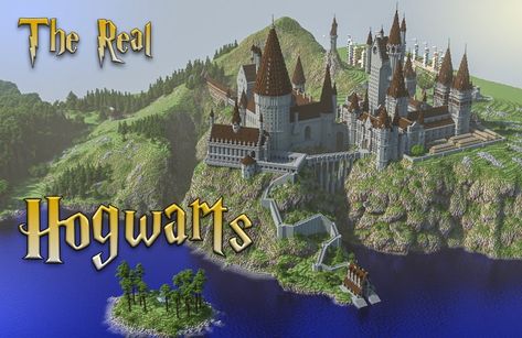 Minecraft Boarding School, Hogwarts Blueprints, Harry Potter Minecraft Builds, Minecraft Hogwarts, Hogwarts Minecraft, Minecraft Maps Download, Castle In Minecraft, Harry Potter Minecraft, Minecraft Castle Blueprints