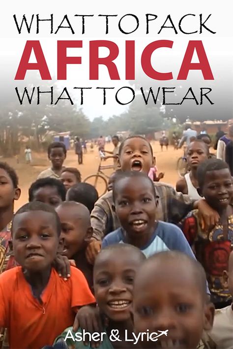 Any Westerners see Africa as some exotic, faraway land – one that’s so different that it’s hard to comprehend. Fortunately, more and more people are visiting Africa and getting to see for themselves what it’s really like. You may still find yourself wondering how best to prepare for your trip. To help you out, I’ve put together this packing list which includes a section on what to wear in Africa, what NOT to bring, seasonal information, and FAQs. Clothes For Africa Trip, Outfits To Wear In Africa, What To Wear In Kenya, Africa Day Outfits, What To Wear In Africa, What To Wear In Ghana, Outfits For Africa Trip, Africa Mission Trip Outfits, Africa Trip Outfits