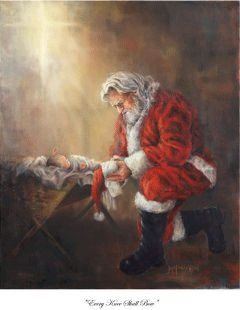 precious, even santa knows who christmas is really all about. Christ Centered Christmas Traditions, Christ Centered Christmas, Worship Jesus, Noel Christmas, E Card, Christmas Love, Christmas Joy, Christmas Pictures, Christmas Magic