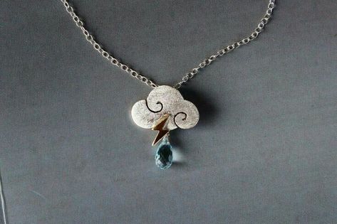 Weather Jewelry, Drop Jewelry, Metal Clay Jewelry, Necklace For Girlfriend, Moon Jewelry, Silver Work, Lovely Jewellery, Minimalist Jewelry, Cute Jewelry