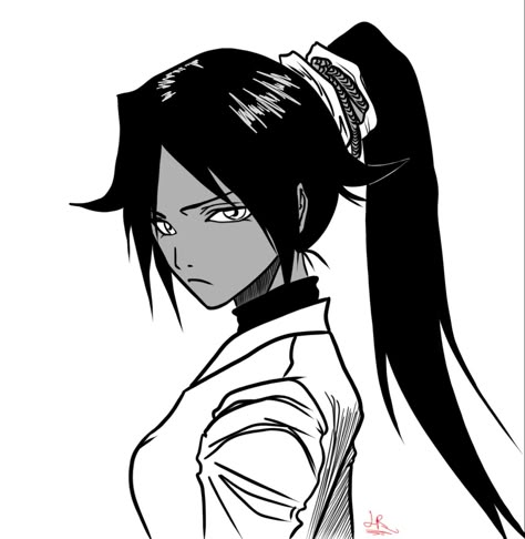 Bleach Manga Panels Yoruichi, Bleach Manga Yoruichi, Yoruichi Pfp Manga, Yoruichi Manga Panels, Yoruichi Manga Icon, Yoruichi Bleach Icons, Manga Drawing Reference, Yoruichi Pose, Yoruichi Shihouin Icon