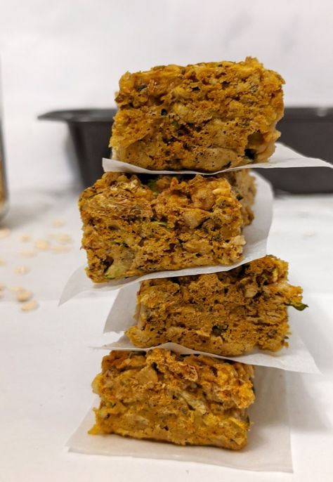 Freezer-friendly Pumpkin-Zucchini Breakfast Bars (Vegan) Zucchini Pumpkin Oat Bars, Pumpkin Zucchini Baked Oatmeal, Homemade Turkey Burgers, Zucchini Bars, Pumpkin Zucchini, Zucchini Breakfast, Zucchini Oatmeal, Pumpkin Oats, Vegetable Crisps