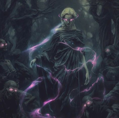 Dnd Necromancer Art, Necromancy Art, Female Necromancer Art, Necromancy Aesthetic, Necromancy Magic, Necromancer Dnd, Necromancer Aesthetic, Female Warlock, Necromancer Art