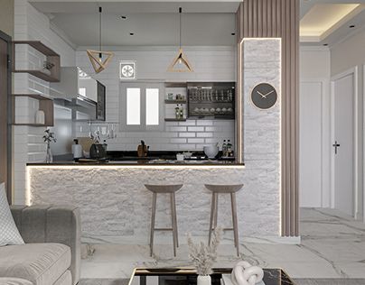 Check out new work on my @Behance profile: "LIVING & KITCHEN | CGI" http://be.net/gallery/198510091/LIVING-KITCHEN-CGI 50m2 Apartment, Render Image, Living Kitchen, Architecture 3d, Residential Apartments, V Ray, 3d Modeling, 3d Rendering, Interior Design Services