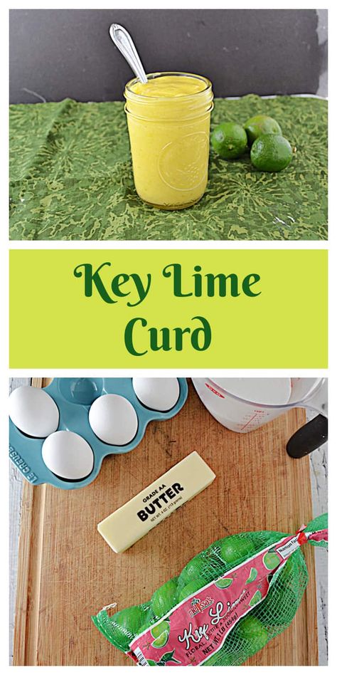 It's easy to make a sweet and tart Key Lime Curd. #keylime #curd #dessert #easyrecipes | Key Lime Recipes | Easy Recipes | Dessert Recipes Key Lime Squares, Lime Curd Recipe, Key Lime Curd, Key Lime Recipes, Key Lime Pound Cake, Lime Pound Cake, Key Lime Desserts, Lime Curd, Lime Desserts