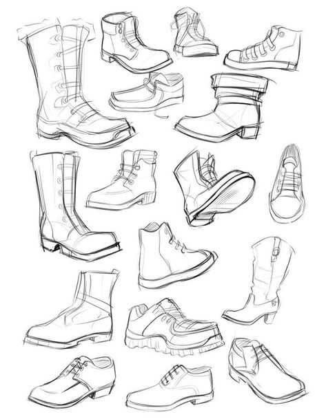 Shoe Reference Photo, Combat Boots Drawing Reference, How To Draw Boots Front View, Boots Reference Drawing, Shoe Reference Drawing, Shorts Drawing Reference, How To Draw Shoes Front View, Shoes Reference Drawing, Shoe Drawing Reference