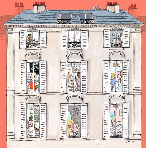 Construction Paper Art, My Little Paris, Paris Illustration, Construction Paper, Urban Sketching, Display Design, Graphic Arts, Whimsical Art, Art Sketchbook