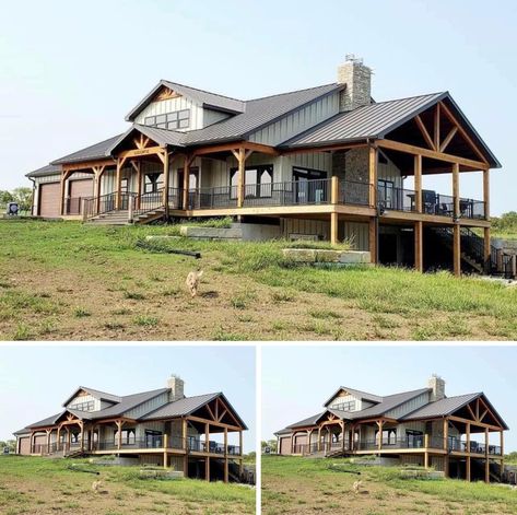 So…Barndominiums can be built on... - Buckeye Barndo Designs A Frame Floor Plans, A Frame Cabin Plans, Hidden Pantry, Cabin House Plans, Farmhouse Remodel, Small Buildings, Floor Layout, Cabin Plans, Roof Plan