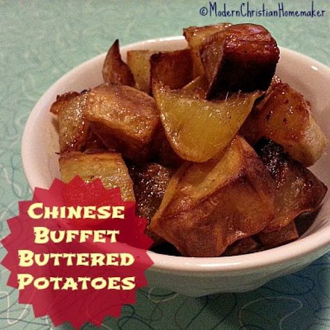 Chinese Buffet Buttered Potatoes Chinese Buffet Potatoes Recipe, Buffet Potatoes Recipe, Buffet Potatoes, Chinese Potatoes, Buttered Potatoes, Season Potatoes, Stuffed Potato, Chinese Buffet, Butter Potatoes