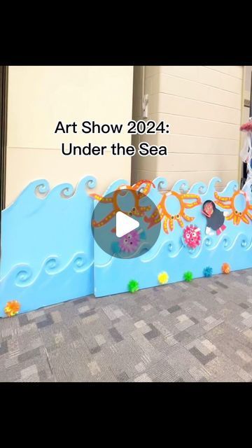 The Preschool at DUMC on Instagram: "Art show 2024 is in the books! Your kids worked so hard on all their projects and we couldn’t be more proud! Keep an eye out for videos showcasing each art show theme! 🖼️ 🎨   Up first- Under the Sea! 🌊 🪸   #art #kidart #artshow #prek #preschool #kindergarten #teach #teacher #teachers #underthesea #kidcrafts #ocean #oceancreatures" Under The Sea Animals, Ocean Theme Preschool, Under The Sea Decorations, Under The Ocean, Sea Decor, Ocean Scenes, Sea Art, Ocean Themes, Ocean Creatures