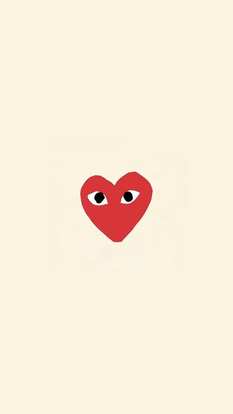 Heart Face Wallpaper, Red Heart With Eyes, Blue Heart Emoji, Bf Outfits, Comme Des Garcons Heart, Heart With Eyes, Eye Wallpaper, Heart Eye, Eyes Wallpaper