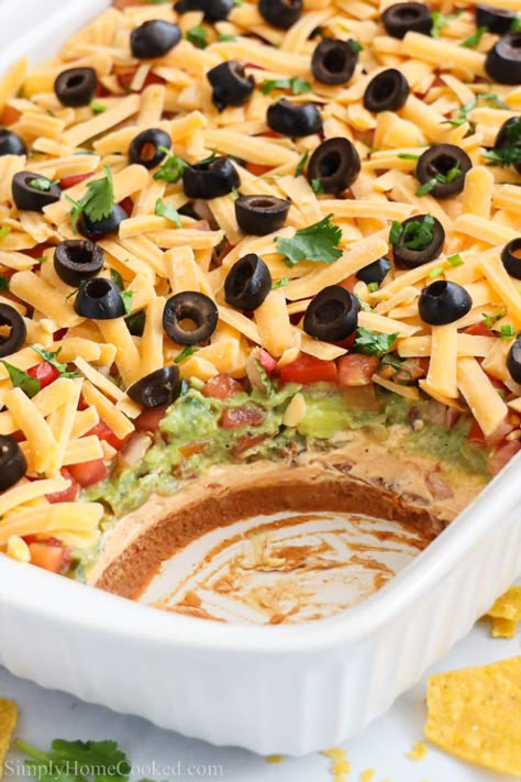 7 Layer Taco Dip 5layer Mexican Dip, 7 Layer Nacho Dip, Cold Nacho Dip, Seven Layer Taco Salad, Nacho Dip Recipes, Taco Layer Dip, Mexican Taco Dip, Layered Nacho Dip, 5 Layer Dip