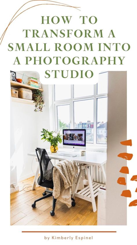 I’d love to show you how I transformed my tiny spare room into a functional, light and inspiring home office and home food photography studio. In addition and if I may, I’d love to share some small home office tips along the way too! Hope you’re up for it all! Home Office Photography Studio, How To Create A Photo Studio At Home, Tiny Spare Room, Small Studio Space Photography, Small Photography Studio Setup Home, Home Food Photography, Tiny Home Photography Studio, Home Office Photography, I’m Home Photography Studio