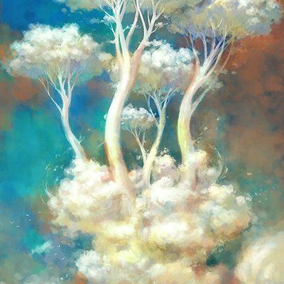 ArtStation - Artworks Artist Reference, Painting Digital, Illustration Inspiration, Environmental Art, Pics Art, Fantasy Landscape, Tree Art, Tree Painting, Animation Art