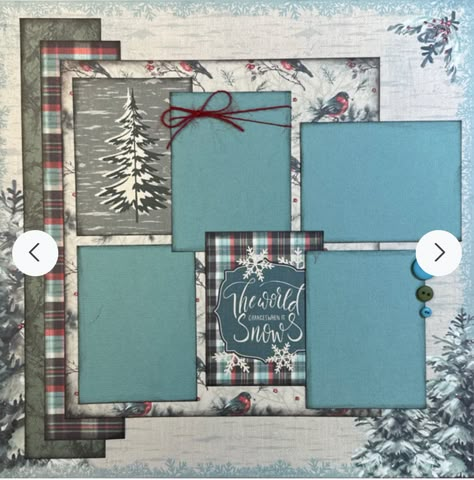 Scrapbook Sketches 12x12 2 Page, 2 Page Scrapbooking Layouts, Heritage Scrapbooking Layouts, Winter Scrapbook Layouts, Christmas Layout, Winter Scrapbook, Winter Scrapbooking, Scrapbook Christmas, Page Scrapbooking